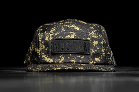 NOBULL 5-panel Hat (Pride) - Czapki Męskie Czarne Złote | PL-UPN5Axp